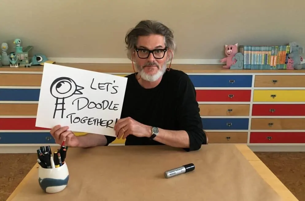 Mo Willems Lunch Doodle Courtesy of the Artist 994x655 2 - 5 Boredom Busters to Keep the Family Entertained At Home